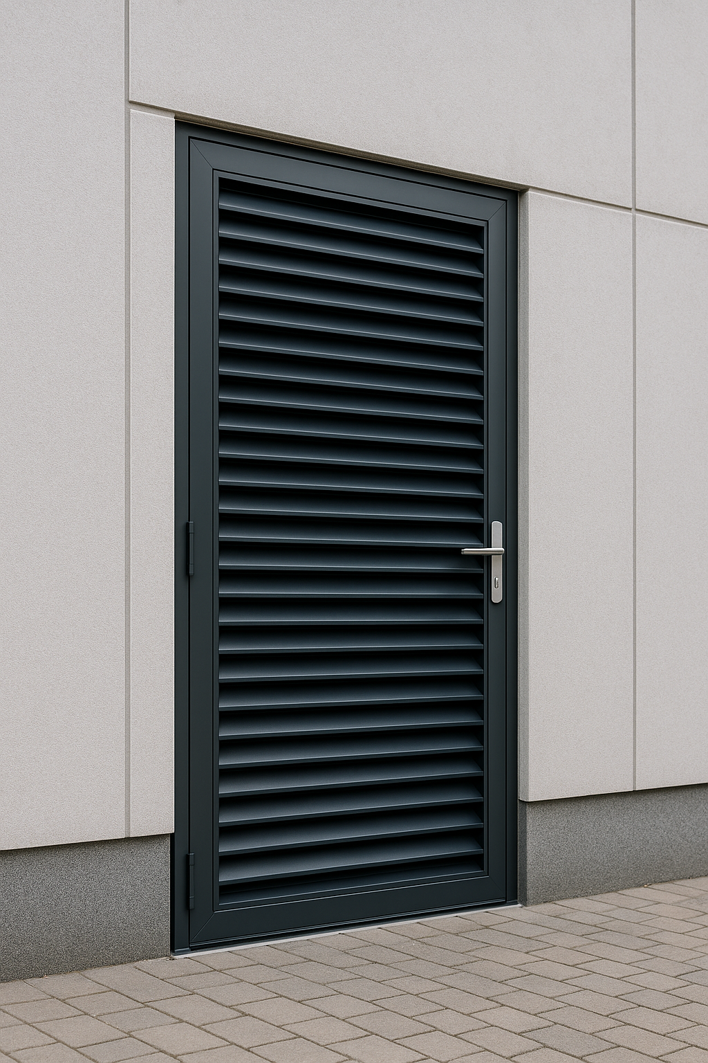 aluminium louvred doors - professional louvred doors available in Stoke from UK manufacturers